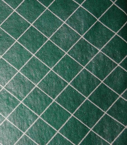 Carlisle 40 x 52  Green Crossweave Design Vinyl Flat Tablecloth Table Cloth