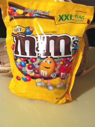 Over 3 Pounds NEW, Delicious  M &amp; M s Peanut 56 Ounce Bag