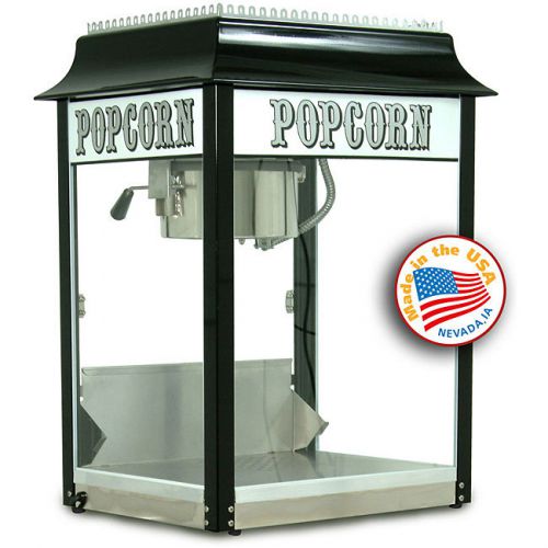 Paragon 1911 8-oz black and chrome popcorn machine for sale