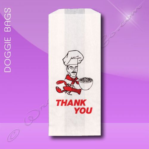 Duplex Doggie Bags – 5 x 3 x 12 – Printed Thank You Chef