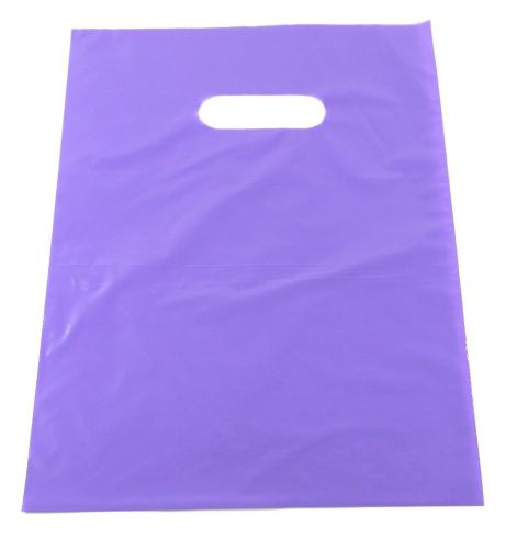 200  - 9&#034; x 12&#034; Purple   GLOSSY Low-Density Plastic Merchandise Bags New Unused
