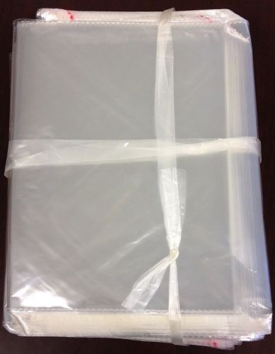 500 Ultra Clear OPP Self Adhesive Seal Plastic Bags 10.6 X 7.8 in / 27 X 20 cm
