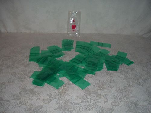 Pack of Small Resealable Green #8 Apple Bags 1 3/4in x 1 3/4in