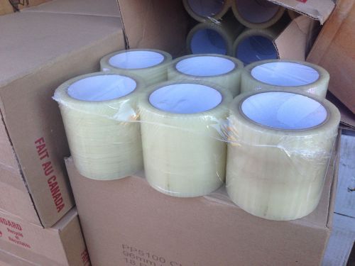 One case/18 rolls Label protection film/tape 4&#034; Wide X 72 Yds  96mmx66mm