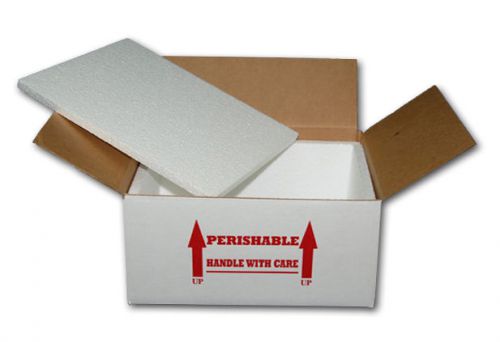 Insulated Shipping Box  15&#034; x 11&#034; x 7&#034;    With 1/2&#034; Foam