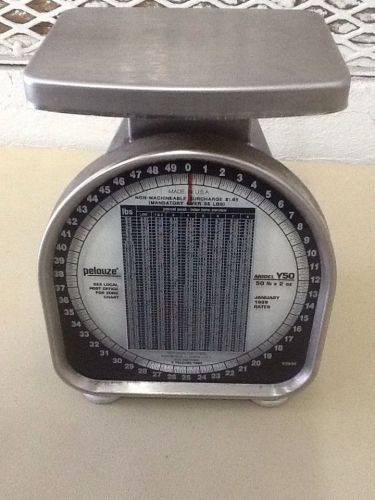 Pelouze Postal Scale 1999 50 lb  model Y50 **THE ABSOLUTE RIGHT ONE FOR YOU!!!**