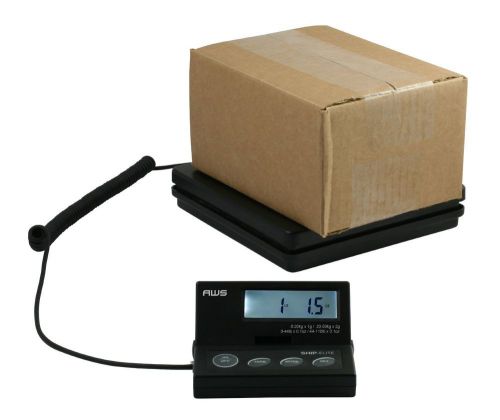 Shipping postal digital american weight scale ship elite 110lb package office for sale