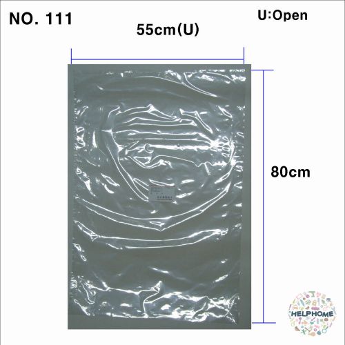 3 pcs transparent shrink film wrap heat seal packing 55cm(u) x 80cm no.111 for sale