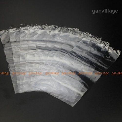 100pcs lot pvc 9x19cm shrink wrap hot heat seal bags irregular package antidust for sale