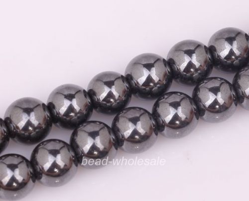 100pcs 4mm Magnetic Hematite  Black Color Beads Spacer Findings