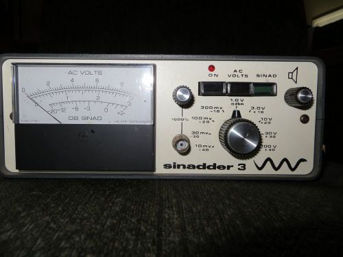 Helper Sinadder 3 meter commercial two way radio ac voltmeter