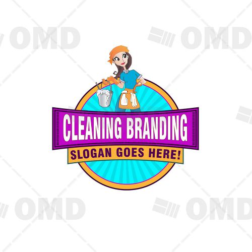 General Cleaning Logo Design - Custom Graphic Designed Carpet Logo - Branding