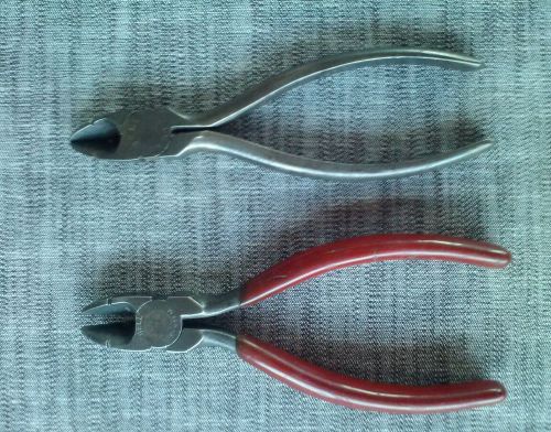 Vintage pair of Bell System Diagonal Pliers (Crescent, M. Klein &amp; Sons)