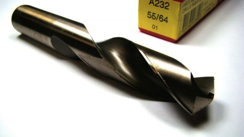 DORMER Cobalt Screw Machine Length Drill Bit 55/64&#034; Gold A232 [1977]