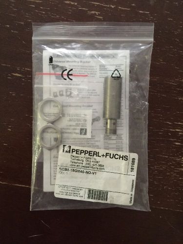 PEPPERL + FUCHS NCB8-18GM40-NO-V1 Proximity Sensor; Brand NEW