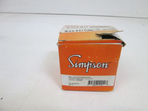 SIMPSON PANEL METER 0-300 AC VOLTS 918-3884 *NEW IN BOX*