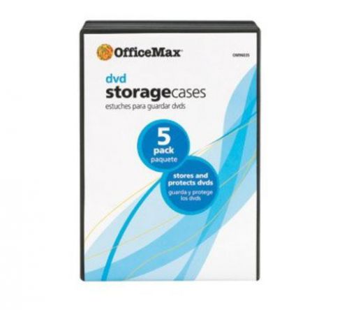 OfficeMax DVD Storage  5 pk. OM96035