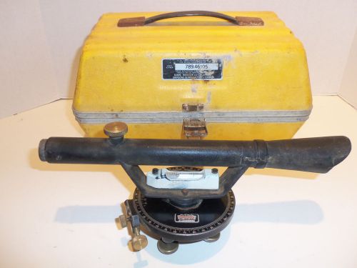 Vintage Sears Craftsman Level Telescope Surveying Instrument w Case mod789.46105