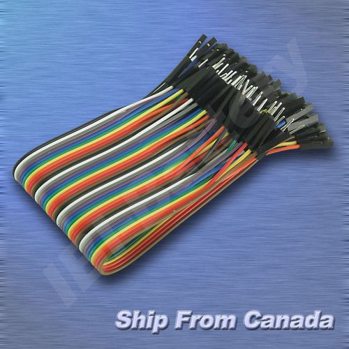 20cm 40 conductors male to female flat ribbon cable connector for arduino for sale