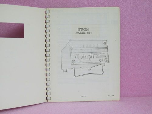 Newport Labs Manual 651 Counter-Timer Instruction Manual w/Schematics (5/70)