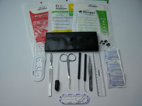 Student lab set dissecting kit set tools frog college biology &amp; handsani cleaner for sale