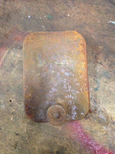 Fuller and johnson antique hit and miss gas engine hand hole cast iron cover for sale