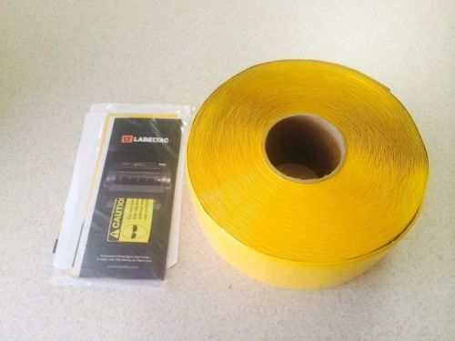 Safetytac st401 4&#034;x100&#039; industrial floor marking tape, yellow.  new!! for sale