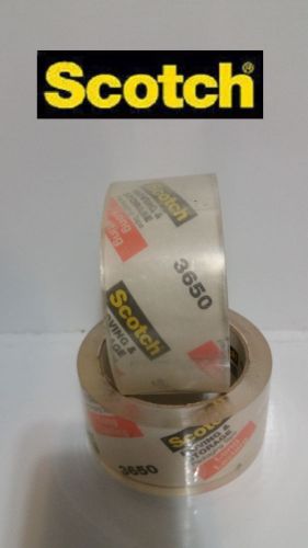 12 Scotch Long Lasting Heavy Duty 3650 Clear Shipping, Packing Tape