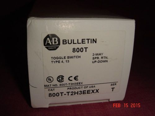 Allen Bradley 800T-T2H3EEXX Series T Toggle Switch (NIB)