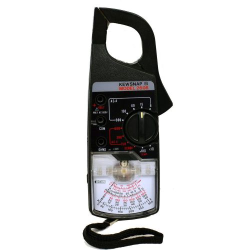 Tekpower 2608 Analog AC 300 Amp Clamp on Meter with Temperature Measurement