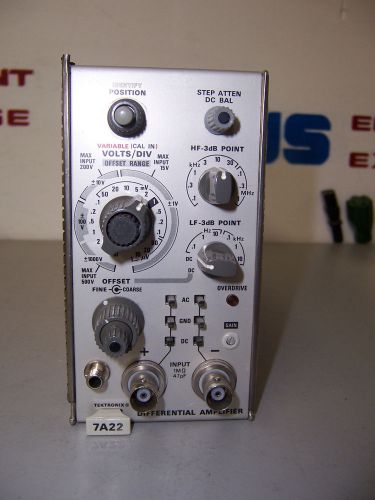 8524 tektronix 7a22 differential amplifier for sale