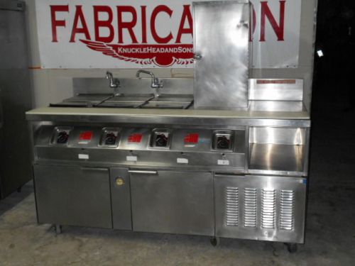 Apw wyott steam table with undercounter refridgeration db9-33-so for sale