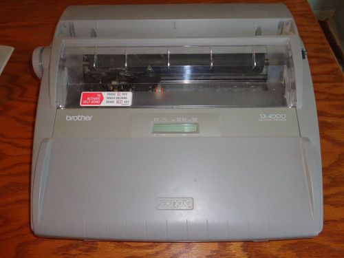 BROTHER ELECTRONICTYPEWRITER WITH DISPLAY SX-4000