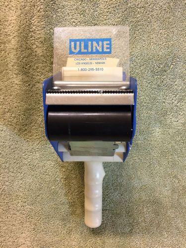 ULINE H-596 Packing Tape Dispenser Gun 3&#034; inch Side Load Wide Shipping Tool