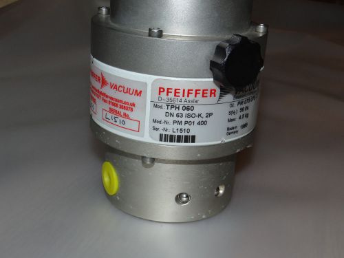 Pfeiffer Balzers TPH 060Turbo Vacuum Pump - Tested