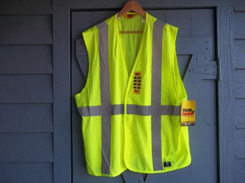 NWT - Work n&#034; Sport - Hi Vis Work Wear Vest - Size: 2XLR
