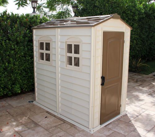 Duramax storepro 4&#039; x 6&#039; vinyl shed / window &amp; floor kit included - 30621 for sale