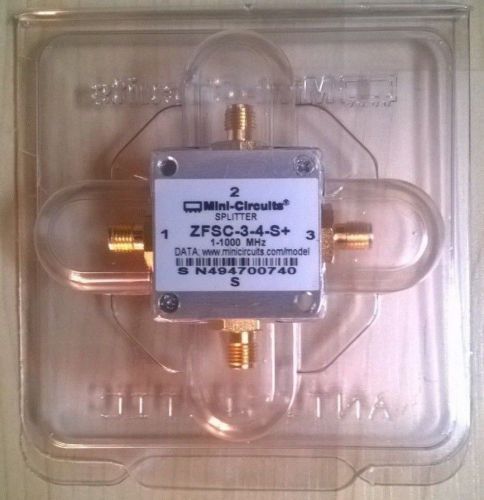 Mini-Circuits power splitter / combiner 4 way ZFSC-3-4-S+ SMA ~NEW~