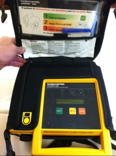 Physio control lifepak 500 aed (not trainer system) for sale