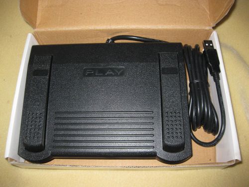 Infinity Series IN-USB-1 Computer Transcription Foot Pedal in Box