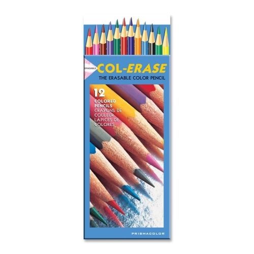 LOT OF 4 Prismacolor Col-Erase Pencils -Assorted Barrel/Lead- 12/Set - SAN20516