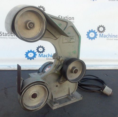 Burrking 1.5&#034; x 60&#034; three wheel belt sander grinder #760 for sale