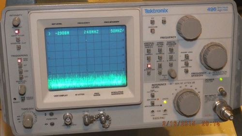 Tektronix 496 Spectrum Analyzer