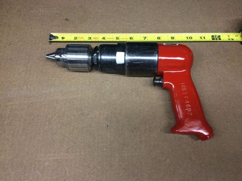 Rockwell 3/8 Heavy Duty Air Pneumatic Drill Aircraft Tool 330 RPM