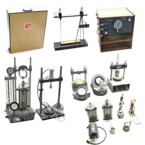 Karol warner compression soil load tester set+soiltest cl-234a sample shaker 520 for sale