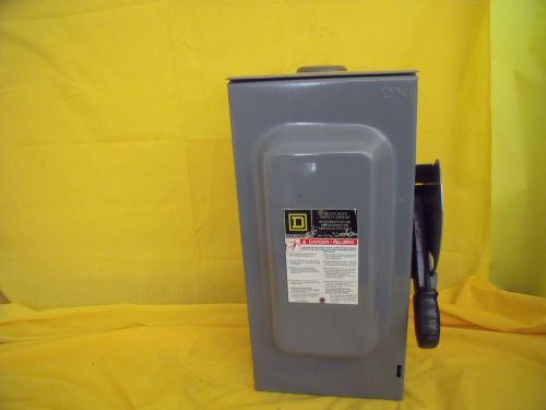 #1314  squaare d  hu362rb 60 amp 600 v   ko for sale