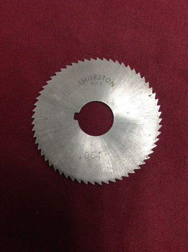 Thurston Cutting Screw Slotting Saw HSS 2-3/4&#034; D x .064&#034; W x 5/8&#034; hole