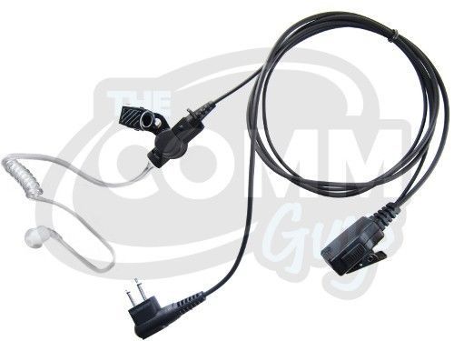 1 wire surveillance earpiece mic for motorola cp200 pr400 cls hyt radio headset for sale