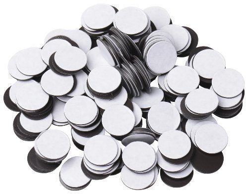 BYKES Magnets 1/2&#034; Round Disc with Adhesive Backing - 250 Pcs New