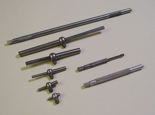 Brown &amp; sharpe no.590 8 piece telescoping bore gage set  3/16&#034;  to  6&#034; diameter for sale